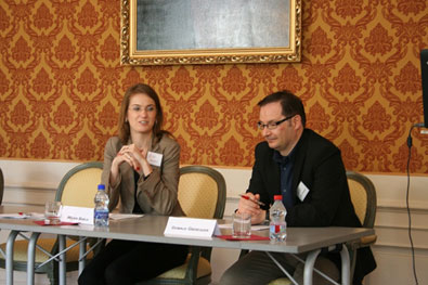 Melani Barlai, netPOL (AUB) und Dr. Überegger