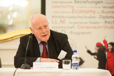 Prof. Dr. Georg Milbradt, ehemaliger sächsischer Ministerpräsident, TU Dresden