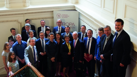 Delegation der baden-württembergischen CDU-Landtagsfraktion zu Gast an der Andrássy Universität Budapest